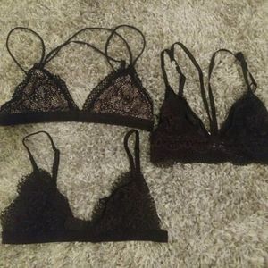 NWOT 3 bralettes from PINK